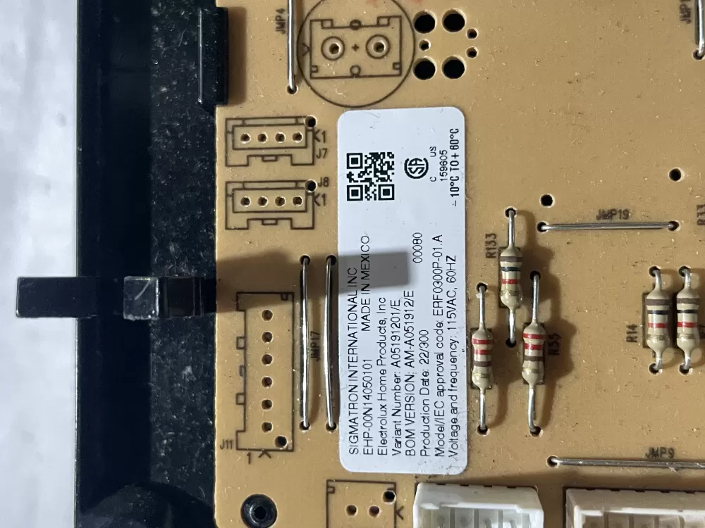 Frigidaire A05191201/E Refrigerator Control Board AZ199349 | Wm2734