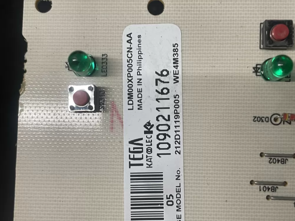 GE 212D1119P005 WE4M385 Dryer Control Board AZ22742 | WM1220