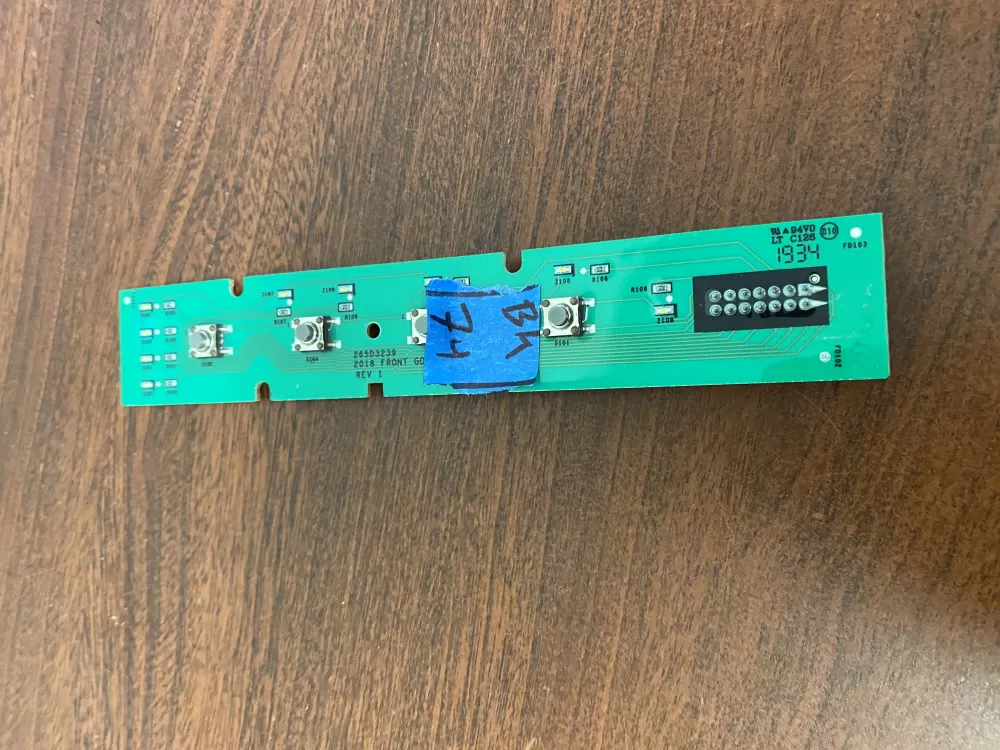 GE 265D3239G100 Dishwasher Control Board AZ37215 | BK74