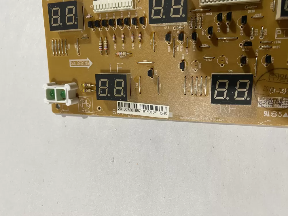 LG Oven 6871W1N010F Control Board AZ184680 | BK355