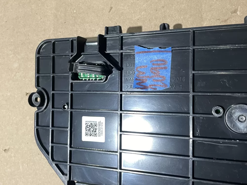 Samsung DC92-01802L Washer Control Board UI Display PCB AZ64425 | Wm2090