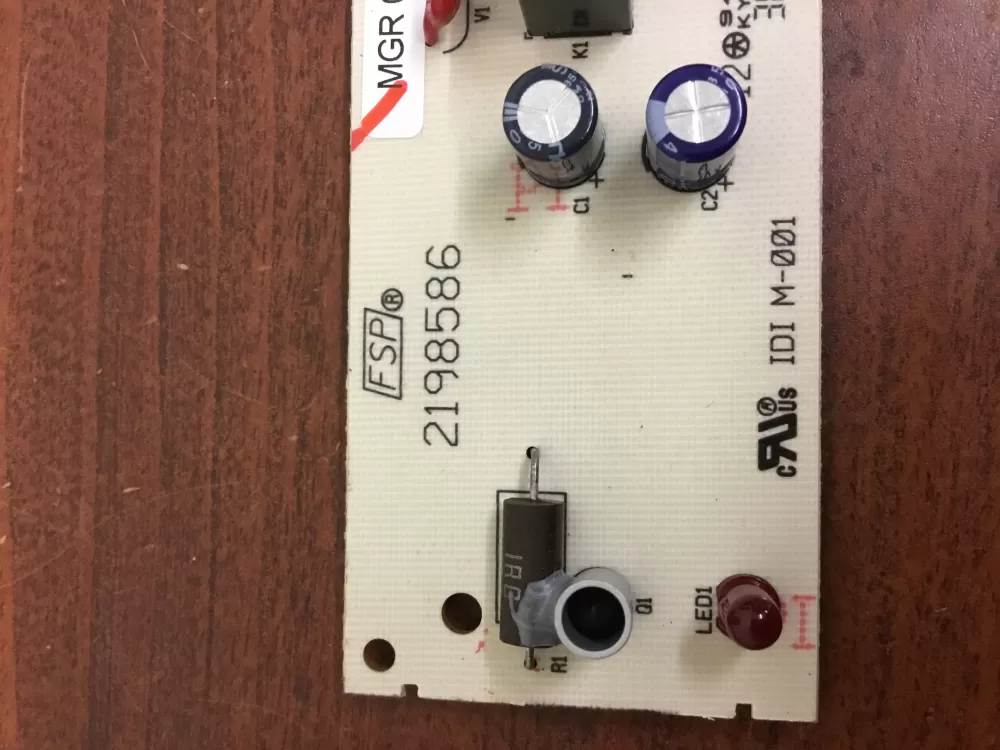 Kenmore KitchenAid 2198586 Refrigerator Control Board Ice AZ29707 | NR1035