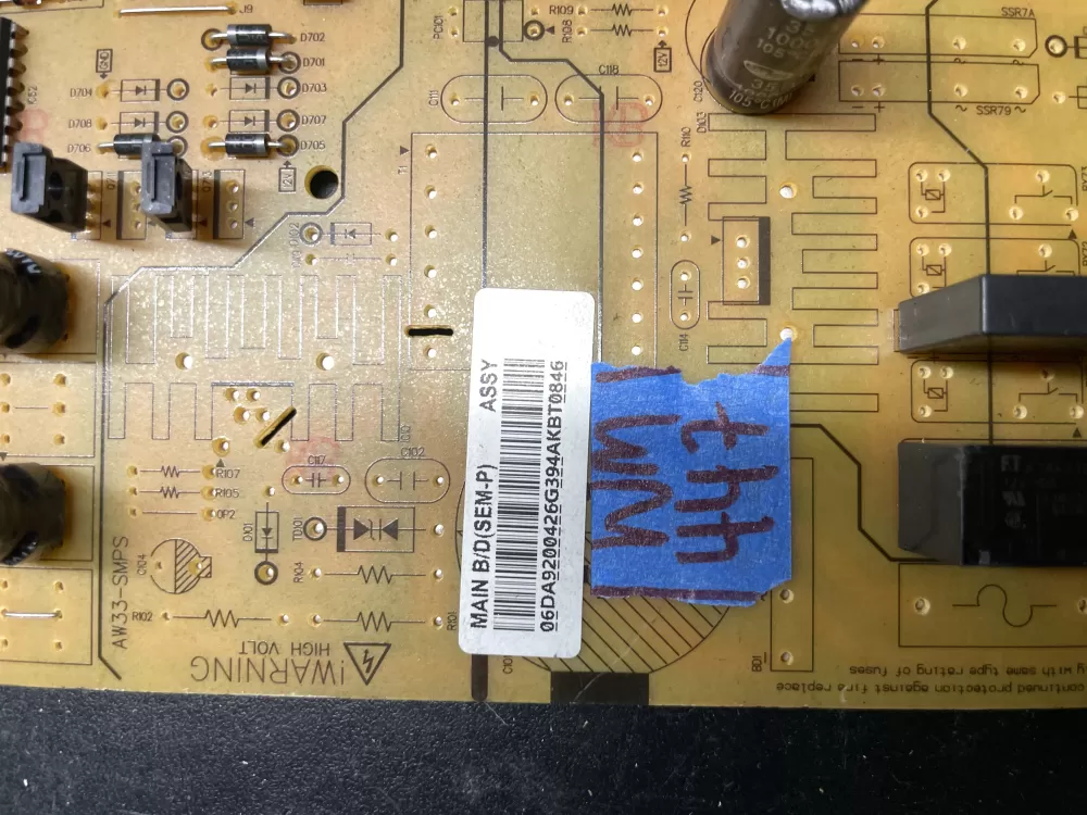 Samsung DA92-00426G Refrigerator Control Board Main AZ35793 | Wm447