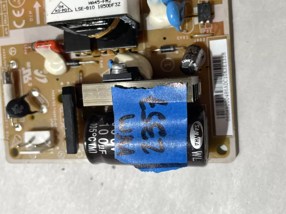 Samsung DA92 00486A Refrigerator Control Board AZ201593 | Wm2357