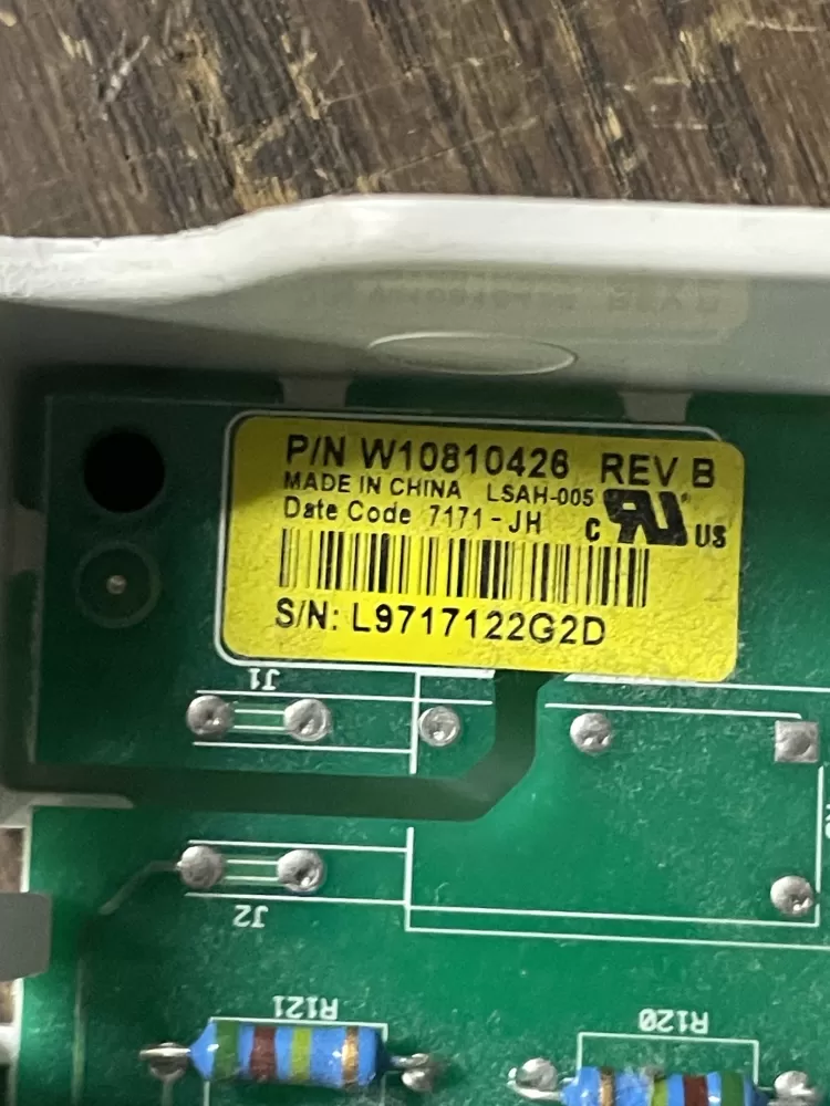 Whirlpool  Maytag  KitchenAid W11537215 W10875487 W10847936 W10810426 Dryer Control Board