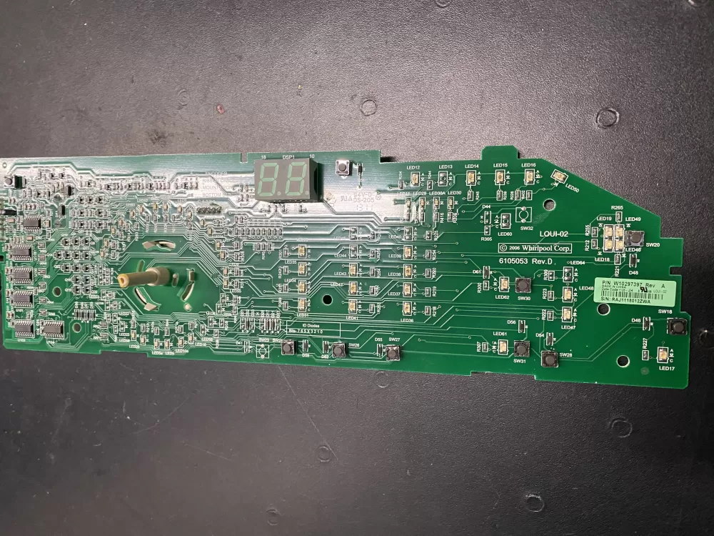 Whirlpool W10297397 WPW10297397 PS11752324 Washer Control Board