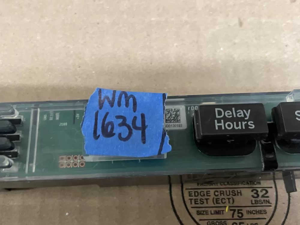 GE Dishwasher Interface Control Board JD0120192 AZ100583 | Wm1634