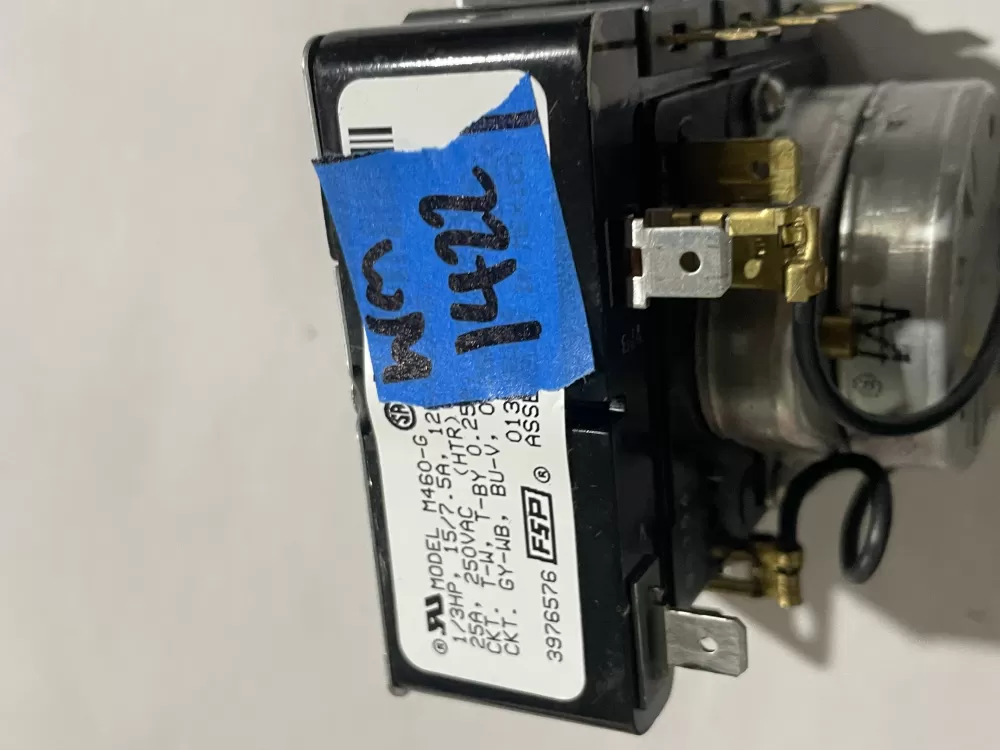 Whirlpool Roper Estate WP3976572 Dryer Timer Control AZ190786 | Wm1422