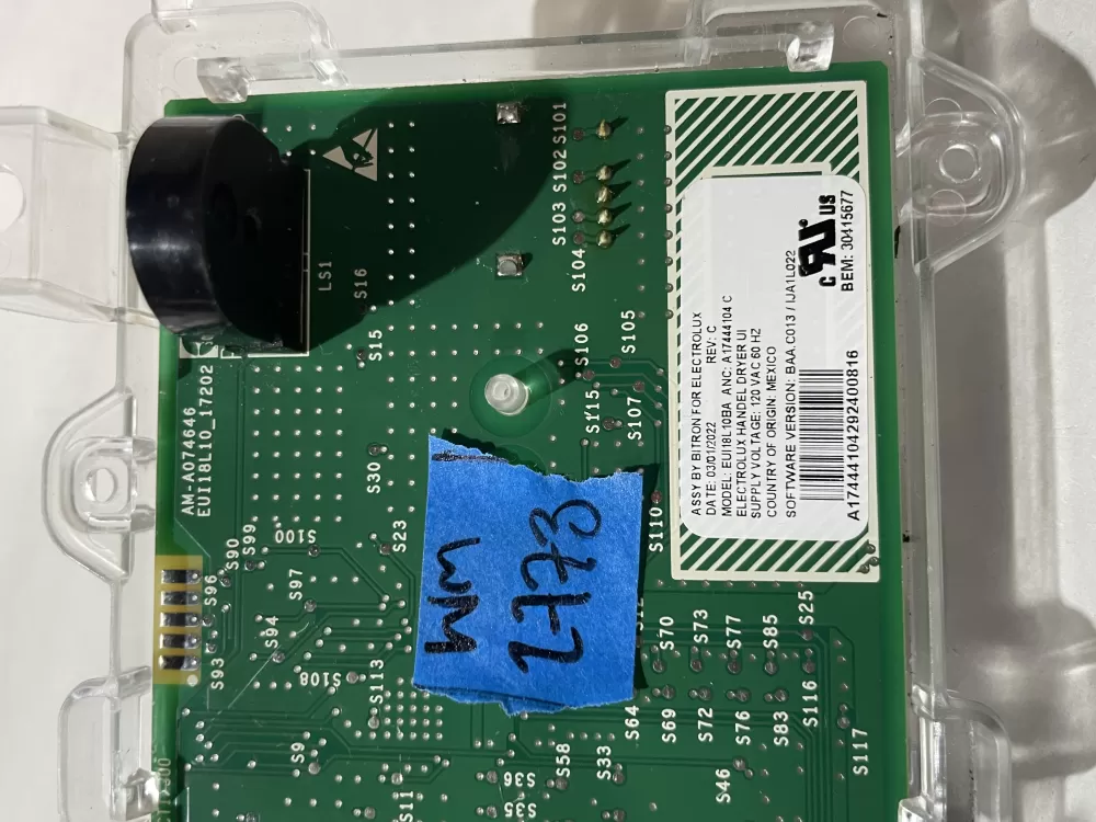 Frigidaire dryer control board A17444104 AZ200316 | Wm2773