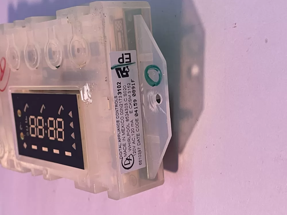 Whirlpool WP6610457 Estate Range Oven Control Board AZ196614 | KM1840