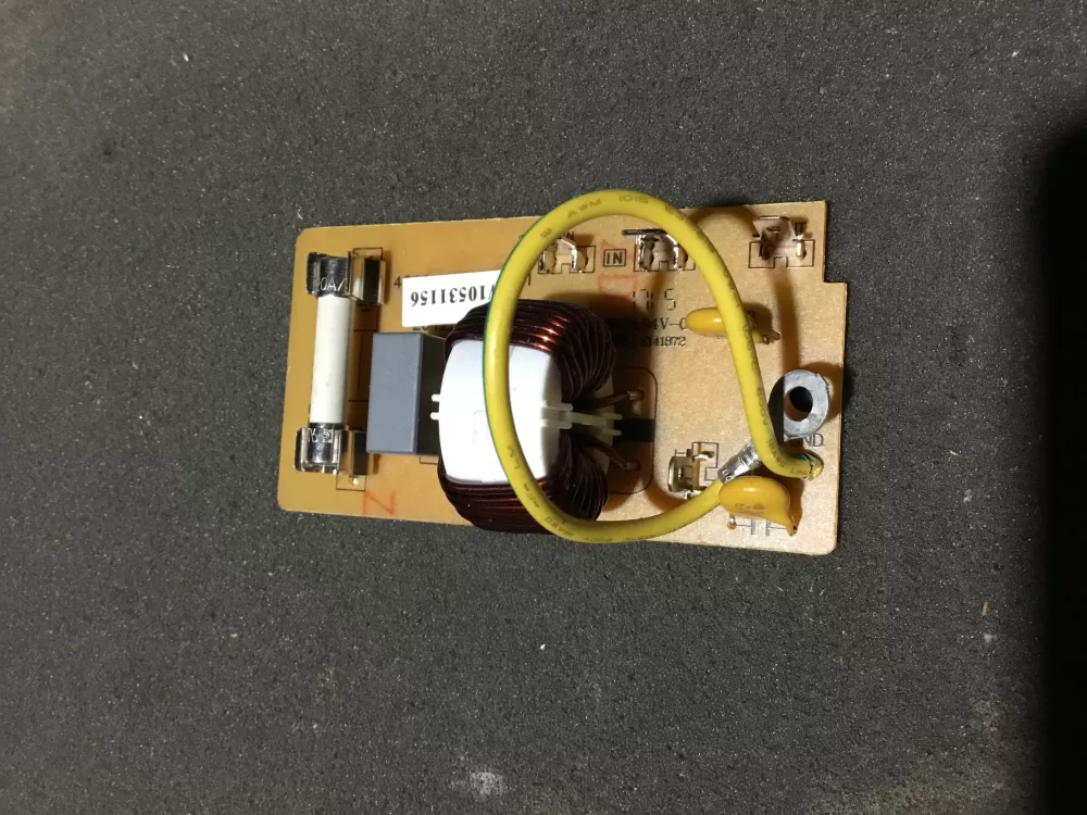 Whirlpool WPW10531156 Microwave Control Board Noise Filter AZ89926 | NR762