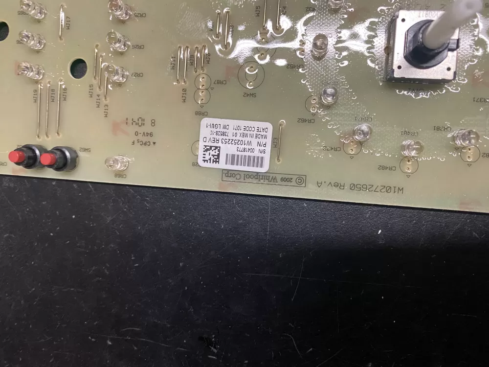 Whirlpool Kenmore W10252253 Washer Control Board AZ10597 | BK609