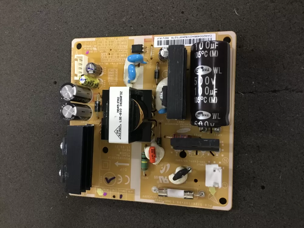 Samsung DA92-00486A AP5914912 Refrigerator Control Board AZ89560 | NR1153