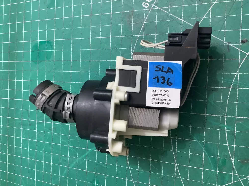 GE 265D1831G004 Wd35x20553 Dishwasher Drain Pump AZ217709 | SLA136