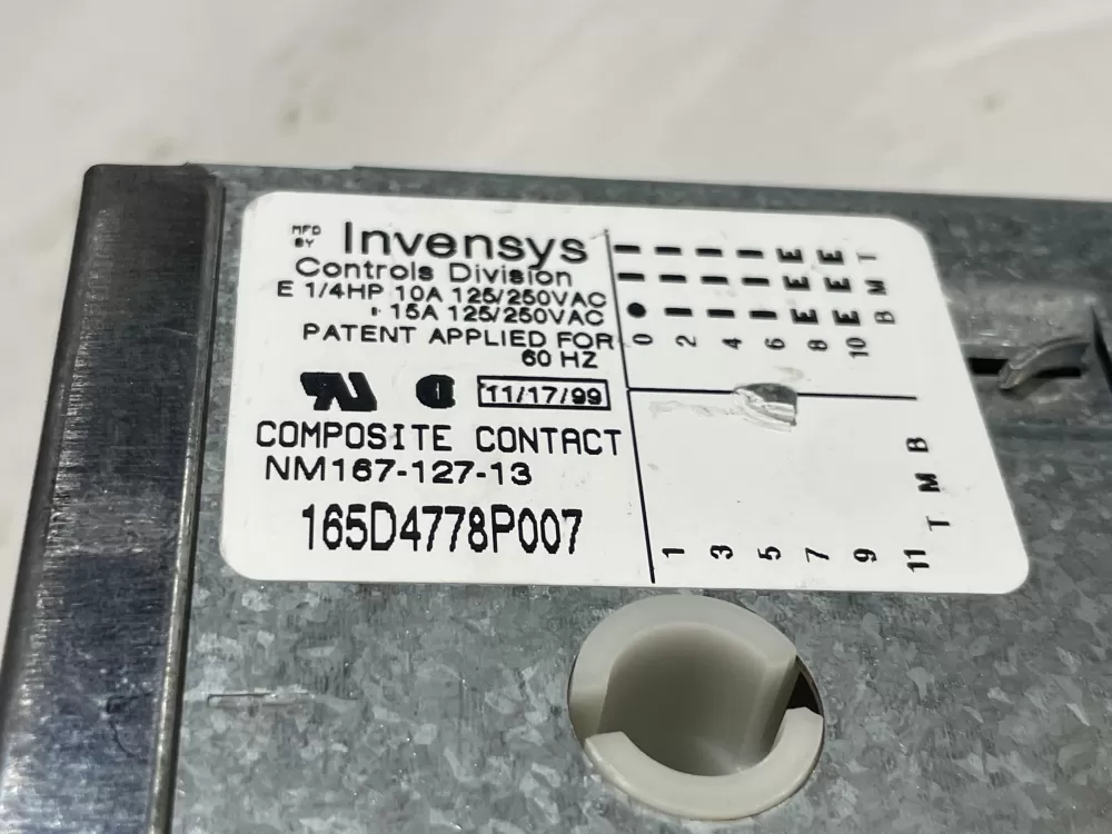 GE 165D4778P007 Dishwasher Timer AZ141337 | Wm2124