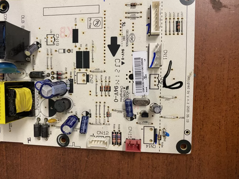 GE EBR30357202  WB27X38436 Microwave Control Board AZ98614 | BK1686