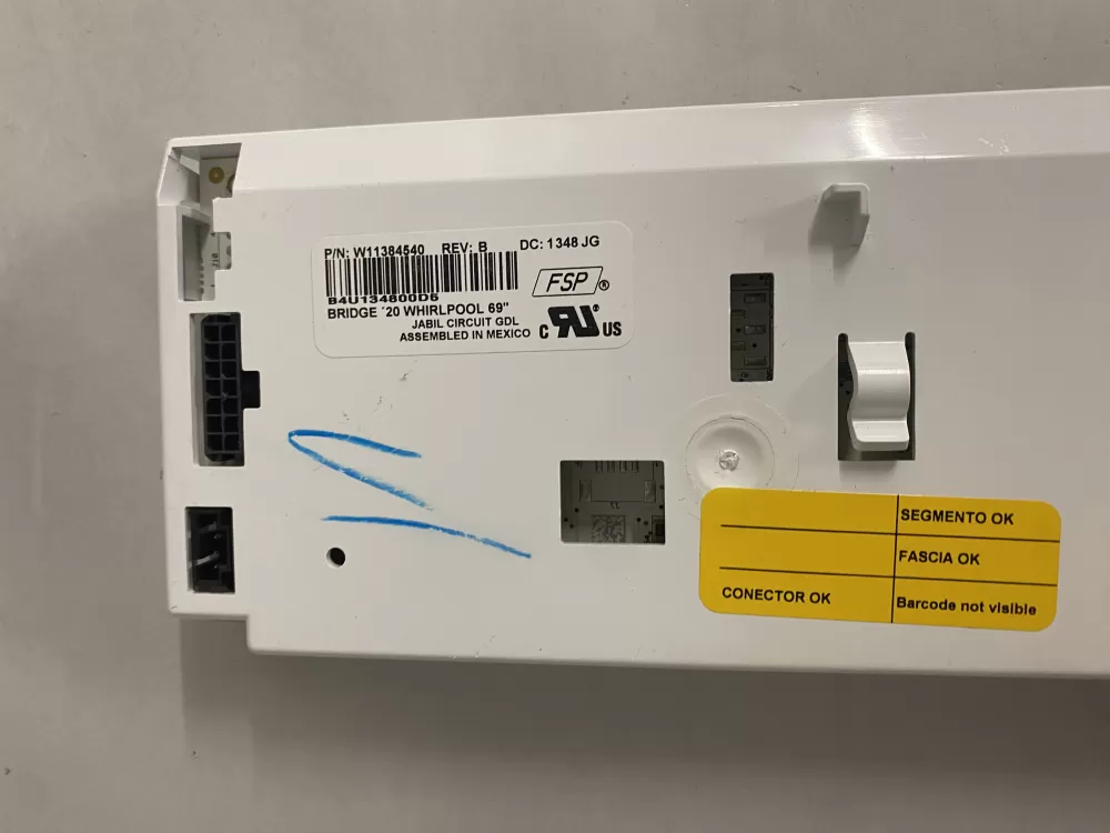 Whirlpool W11566894 PS16660466 Refrigerator Control Board AZ203240 | BK2314