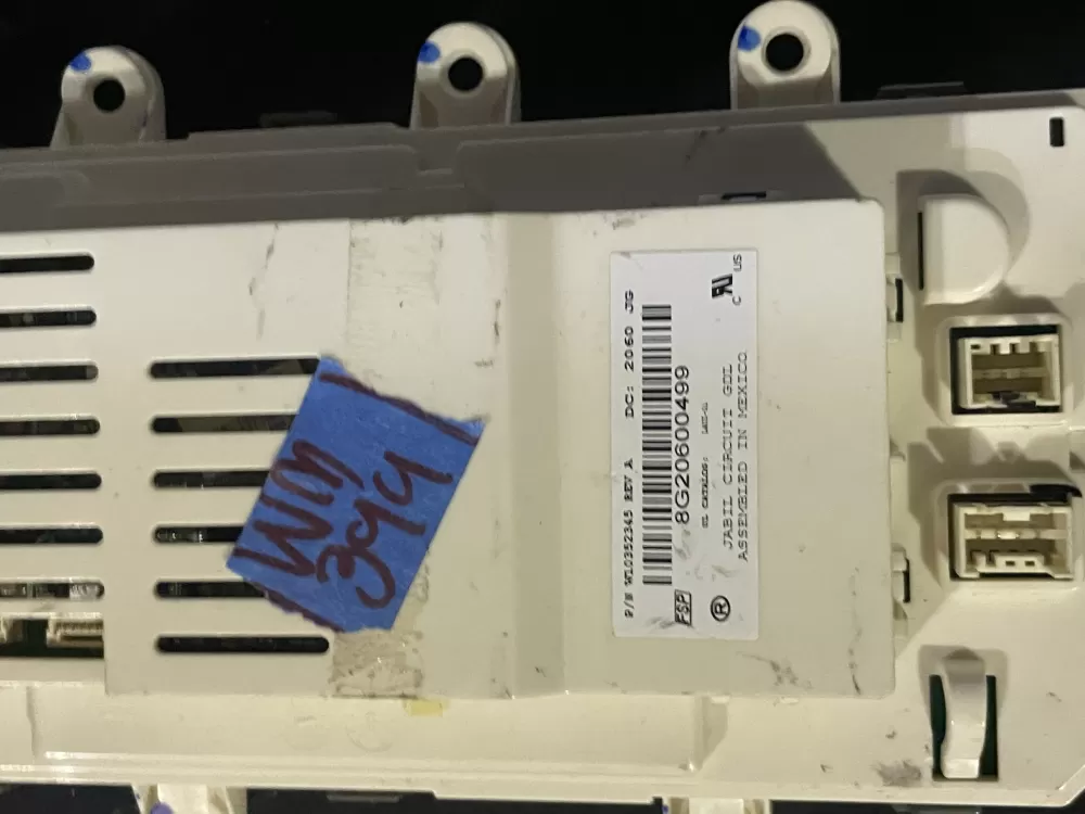 Whirlpool W10352345 Dryer UI Control Board AZ35136 | Wm399