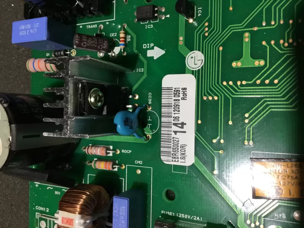 LG Kenmore EBR65002714 Refrigerator Control Board AZ76666 | NR2077