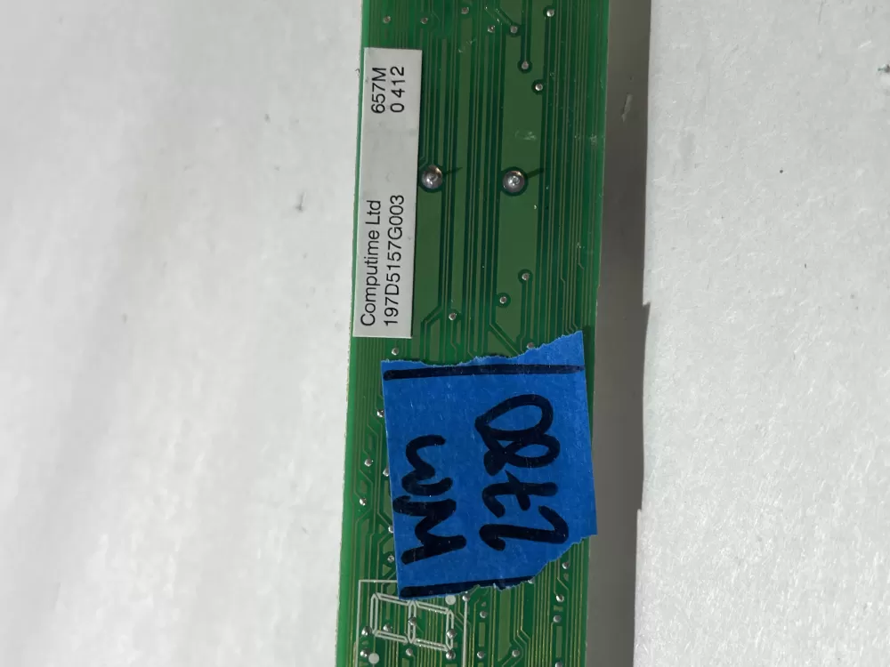 GE 197D5157G003 Refrigerator Control Board Wr55x10340 AZ199883 | Wm2780
