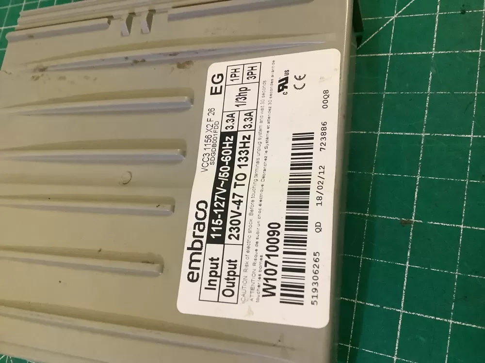 Kenmore W11087200 Refrigerator Control Board Inverter AZ195075 | NR657