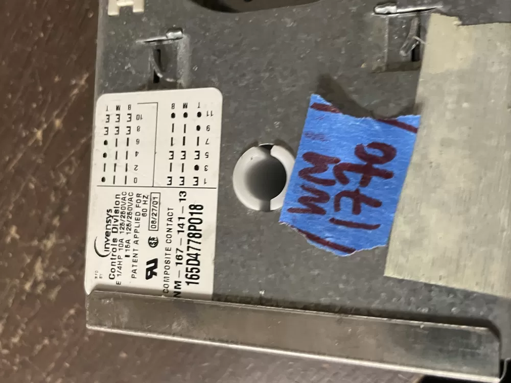 GE 165D4778P018 Dishwasher Timer AZ45449 | Wm1770