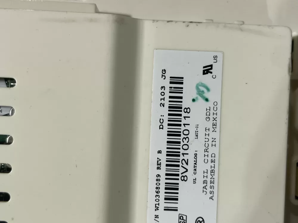 Whirlpool W10368089 Washer Control Board Lcd Display AZ152019 | 853