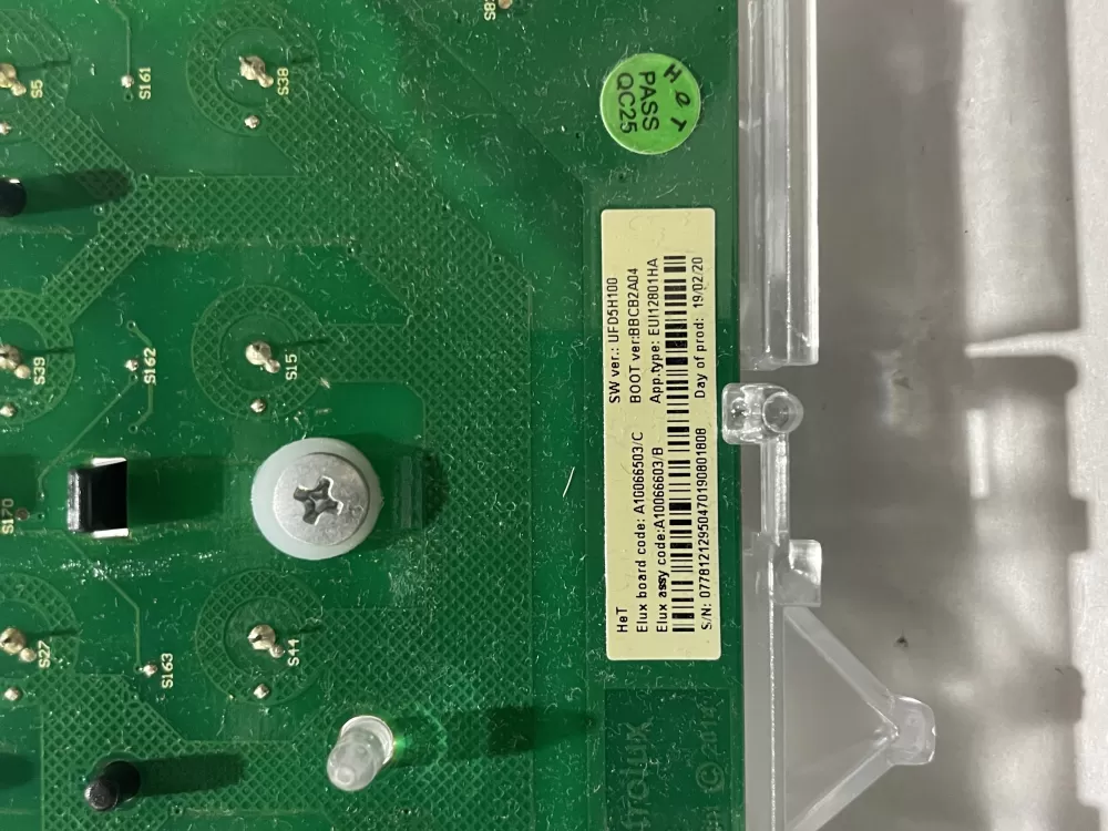 Electrolux A10066503 Main Control Board AZ192459 | Wm1018