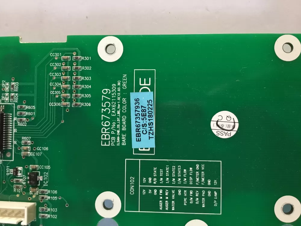 LG EBR67357936 Refrigerator Display Control Board AZ105700 | BG202