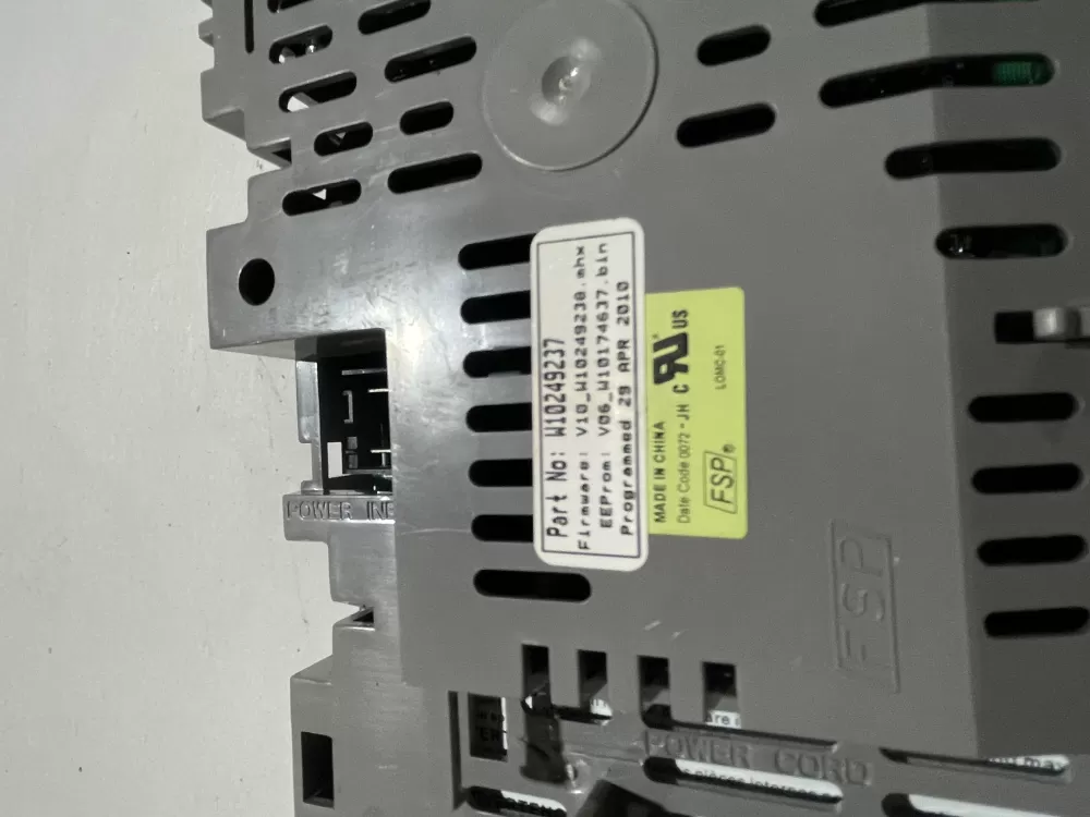 Whirlpool W10249237 B Washer Control Board # W10249237 B819 AZ186561 | Wm2680