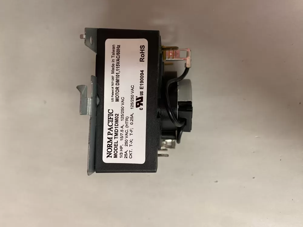 WE4M359 GE Dryer Control Timer With Plastic Shaft