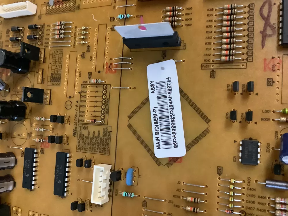 Samsung DA92 00625D Refrigerator Control Board AZ227968 | NR508