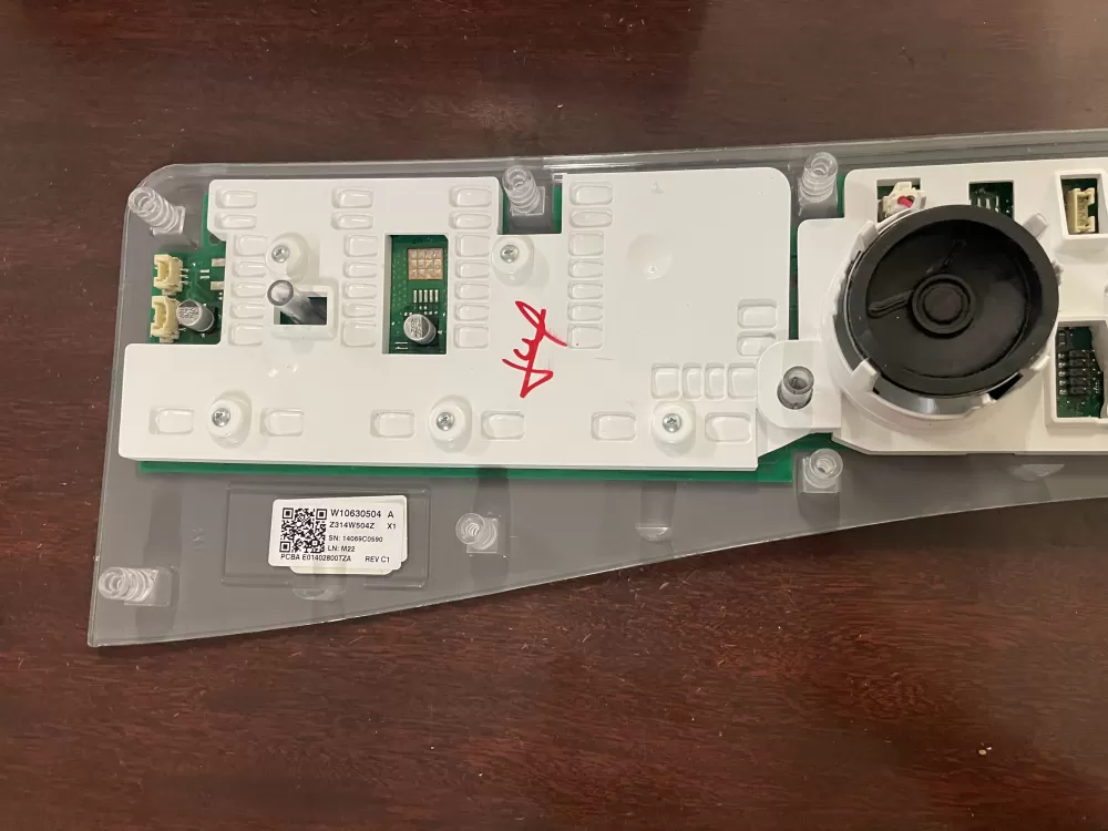 Whirlpool W10630504 Washer Control Board Interface AZ46820 | KMV196