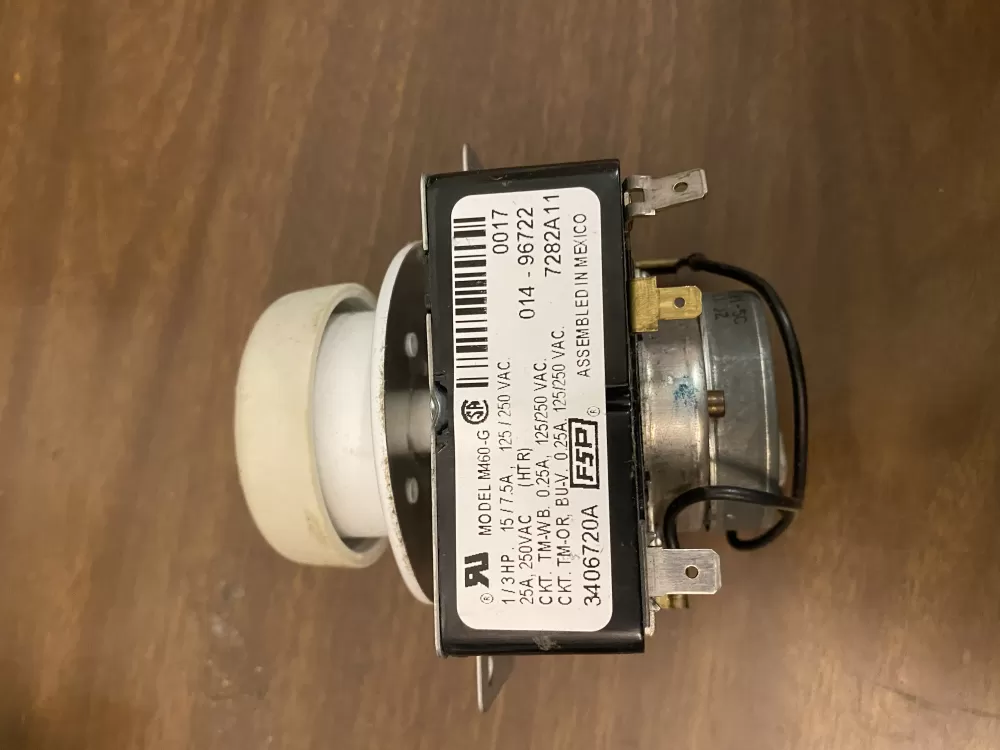 Whirlpool WP3406720  AP6008570  3406720  529119  PS11741710  PD00055932 Dryer Timer