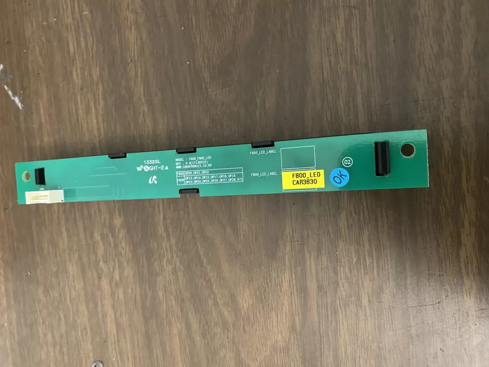 LED Control Board - Part# F600_F800_LED F600_LED 1327GL AZ43970 | BK1750