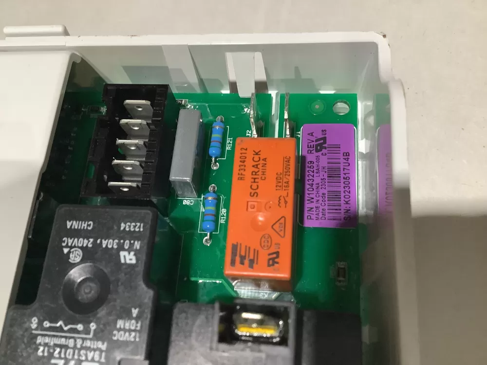 Whirlpool W10368722 W10432259  Dryer Control Board AZ146365 | ZC2456