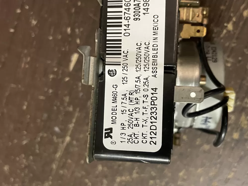GE 212D1233P014 Dryer Timer AZ48891 | Wm1791