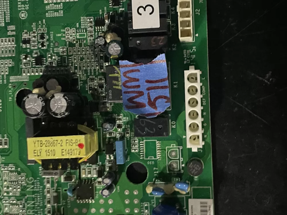 GE 197D8513G101 70213160102GA Refrigerator Control Board AZ38268 | Wm511