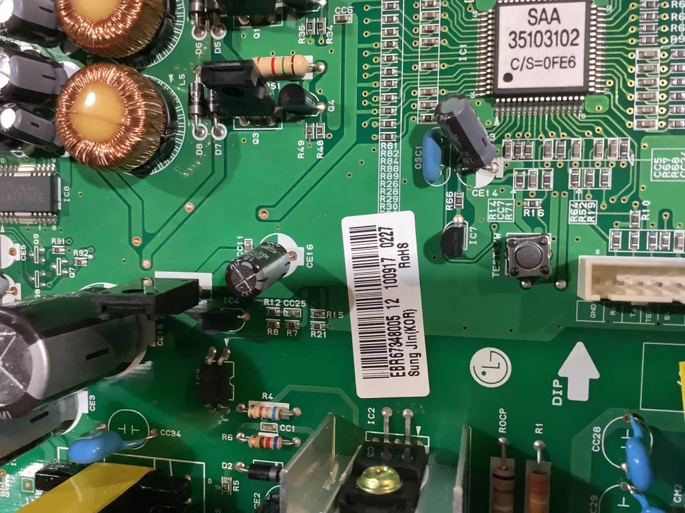 LG EBR67348005 Refrigerator Control Board AZ158737 | ZC173
