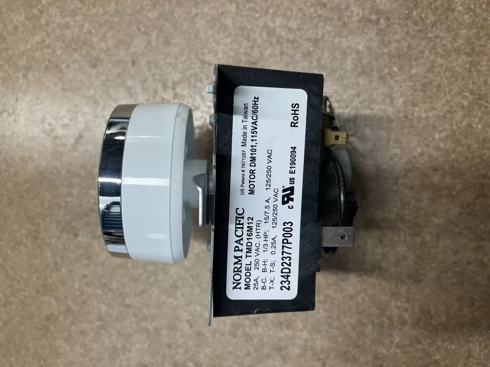 GE TMD16M12 234D2377P003 Dryer Timer