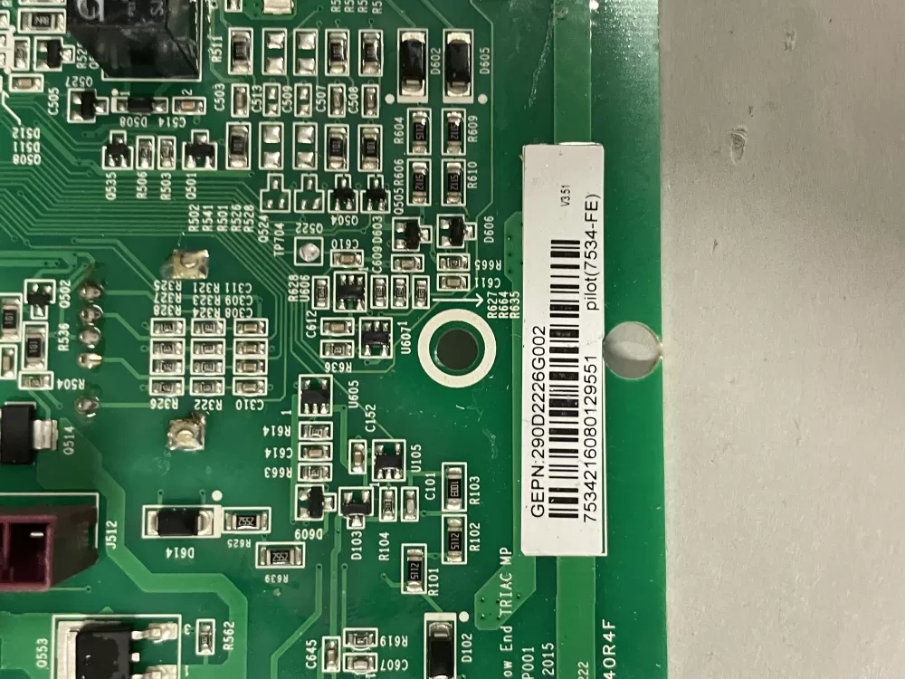 GE WH22X29556 WH18X25896 290D2226G002 Washer Control Board AZ225262 | Wm1090