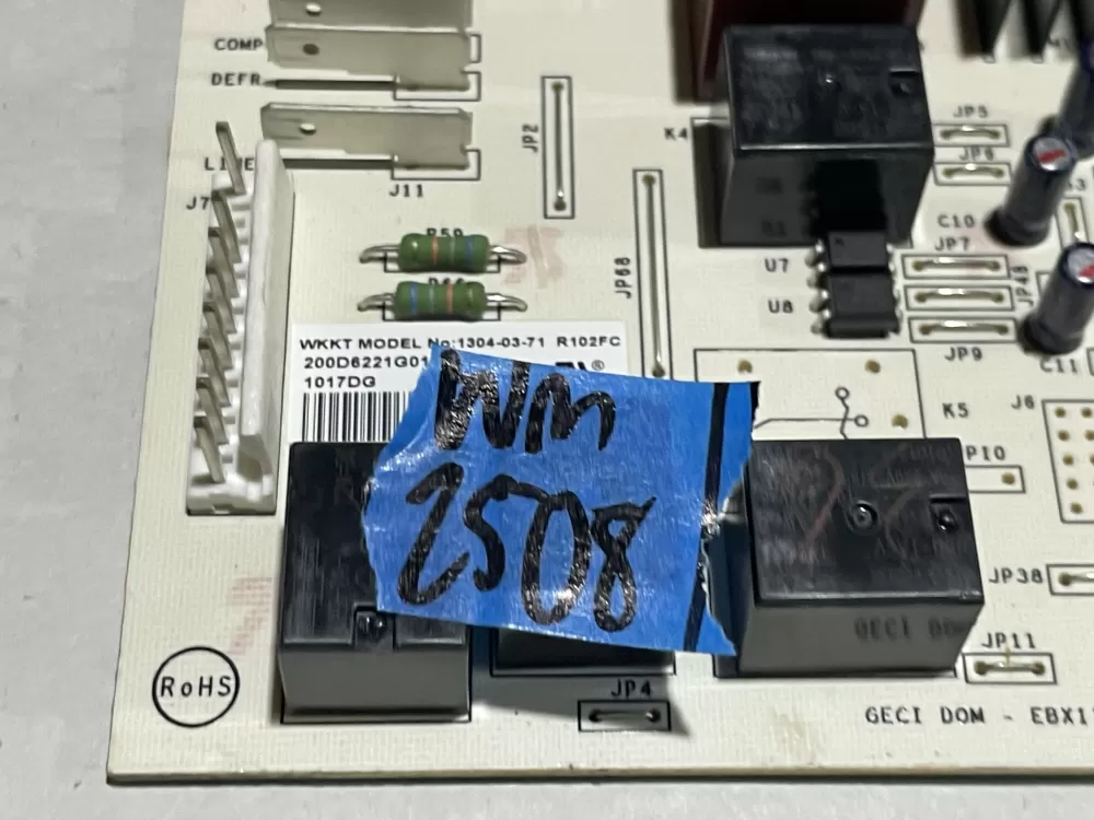 GE 200D6221G024 Refrigerator Main Control Board AZ153710 | Wm2508