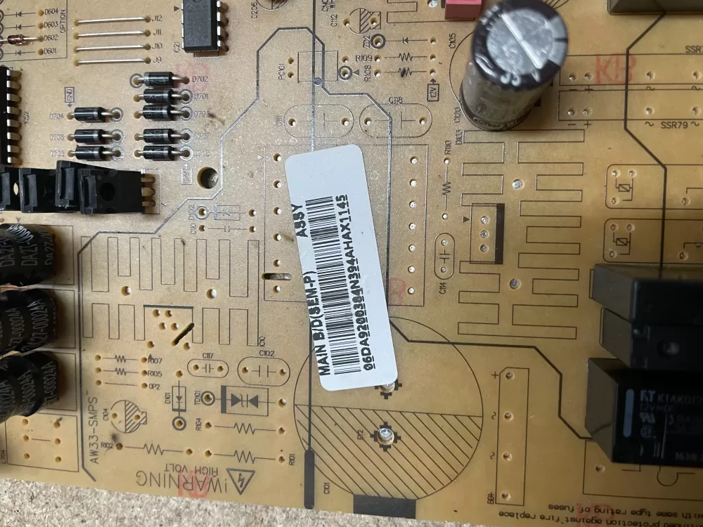 Samsung DA92 00384N Refrigerator Control Board AZ7179 | KM1618