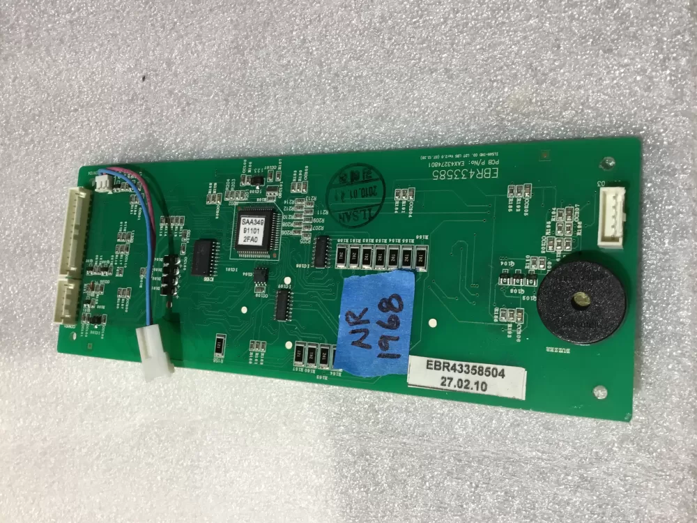 LG Kenmore EBR43358504 Refrigerator Control Board AZ63192 | NR1968
