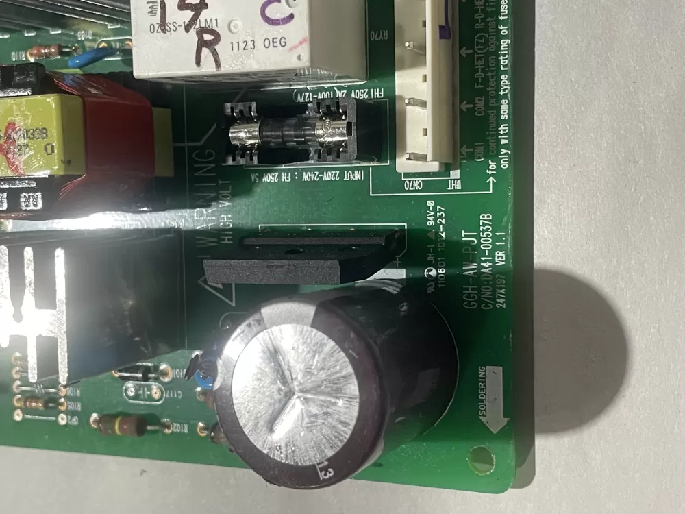 Samsung DA41 00651A 00537B Refrigerator Control Board AZ190987 | KMV252