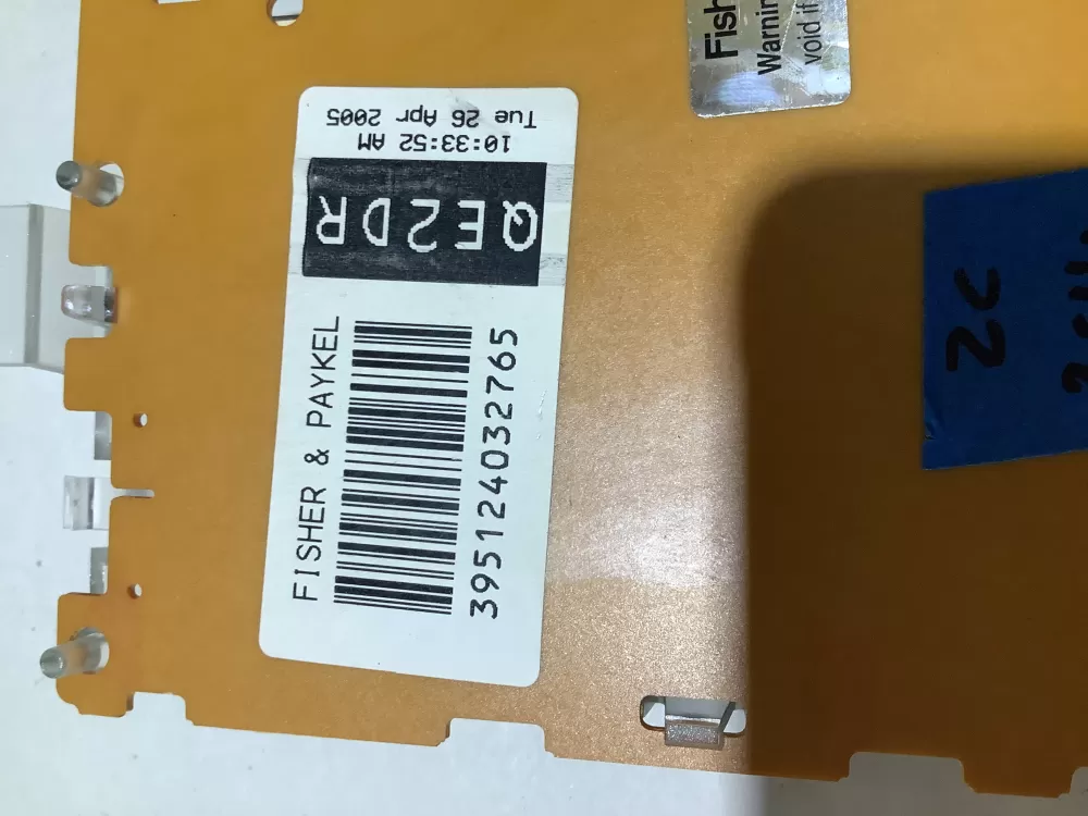 Fisher & Paykel Washer User Interface 395124032765 AZ143877 | ZC2416