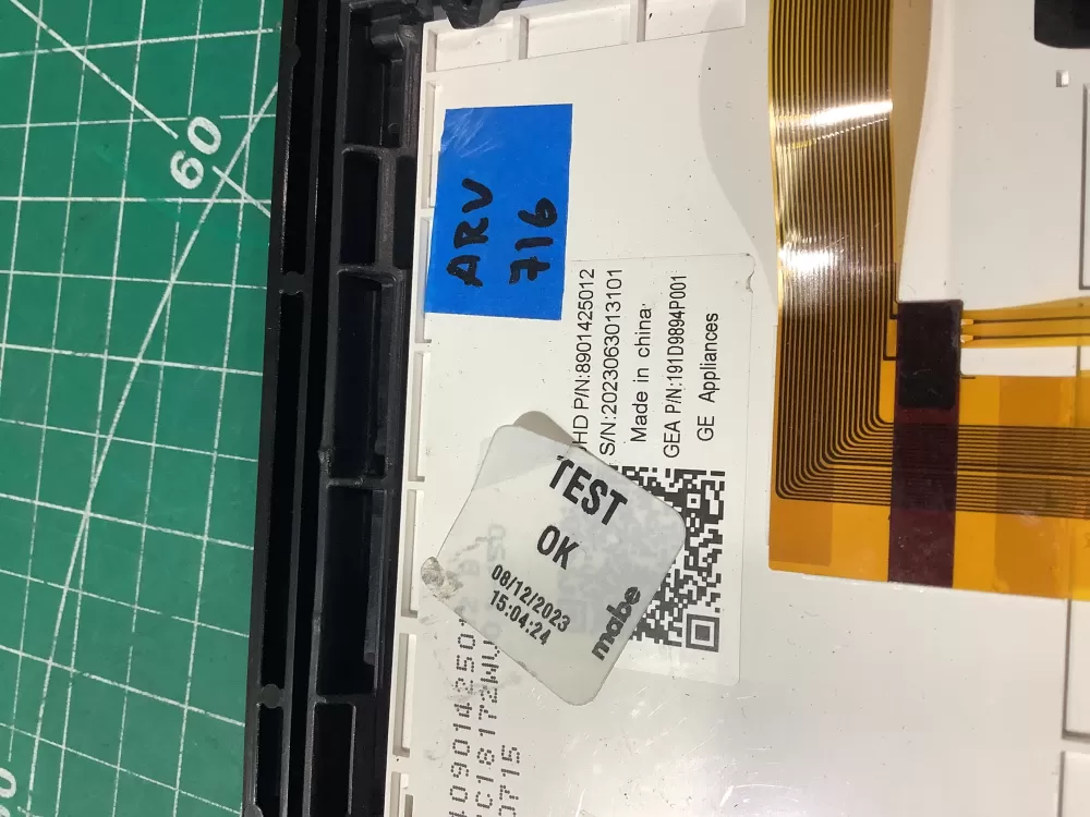 GE WB27X41888 Range Control Board Glass And Touch AZ188633 | ARV716