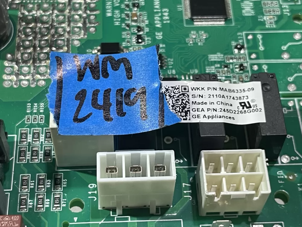 GE 245D2268G002 Refrigerator Control Board Electronic AZ143976 | Wm2419