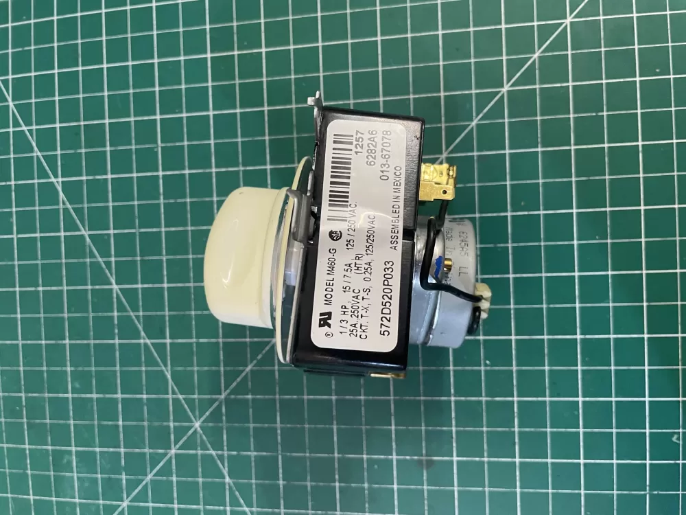 GE 572D520P033 WE4M334 Dryer Timer