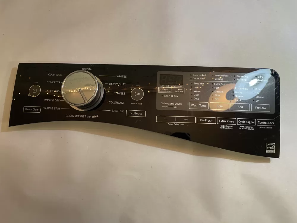 Whirlpool W108255114  2314114  Z314W5114  16238D1355  1623350506 Washer Control Panel